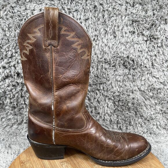 Ariat Western Cowboy Boots Men's 9 EE Sedona Rodeo Riding Leather - Picture 5 of 11